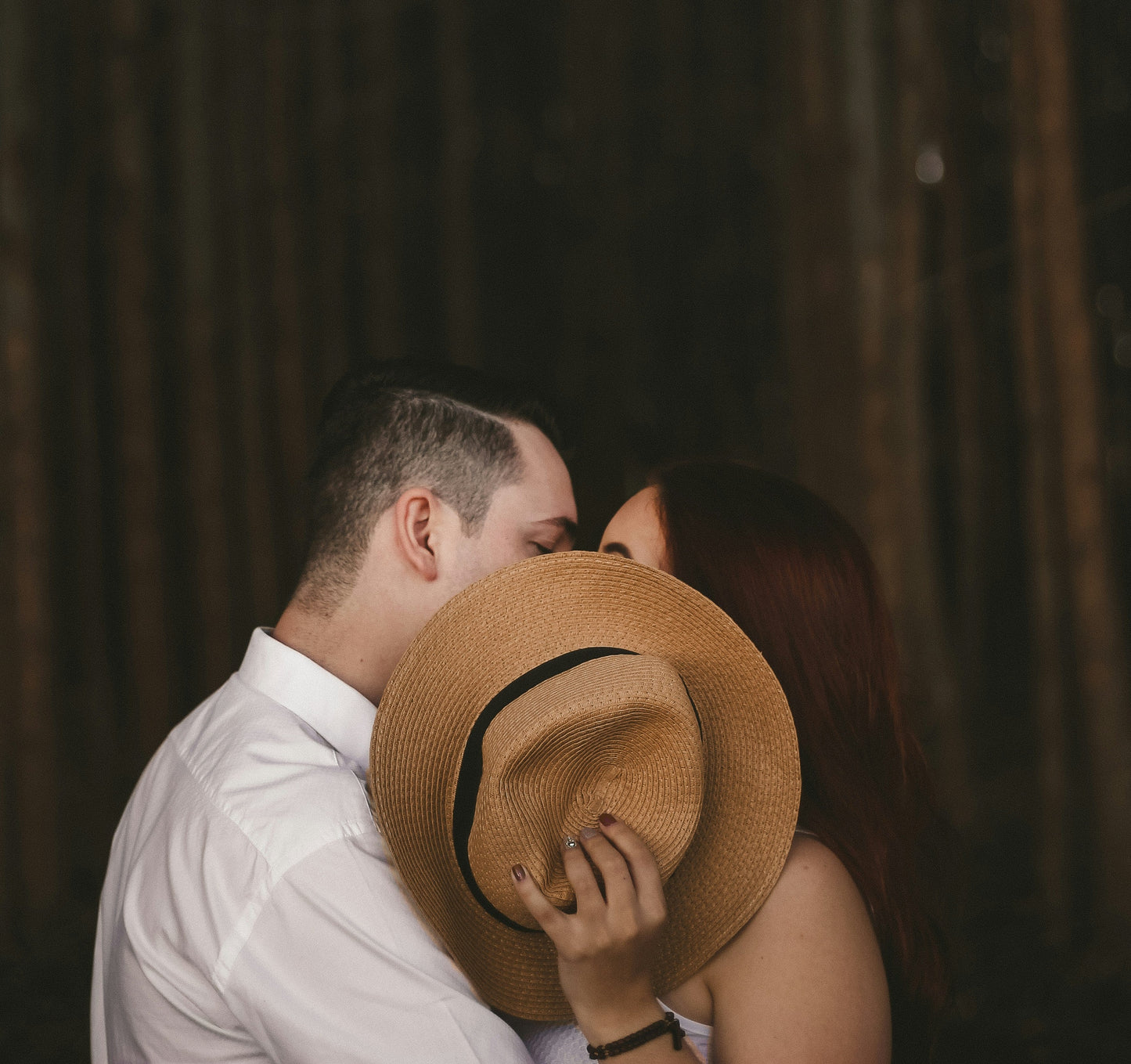 Couple embracing intimately, representing discussions around edging and its potential effects on testosterone, sexual health, and hormonal balance.